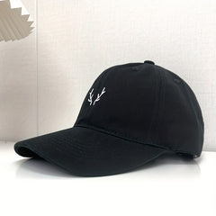 Funny American Flag & Deer Embroidered Cap for Men Women