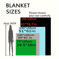 To My Granddaughter Printed Blanket - Home & Outdoor Use