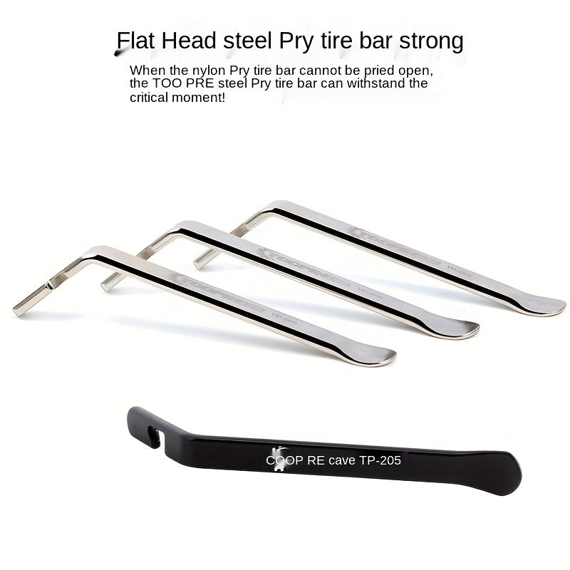 3pcs Toopre Stainless Steel Bike Tyre Lever Mountain Crowbar Removal Tool