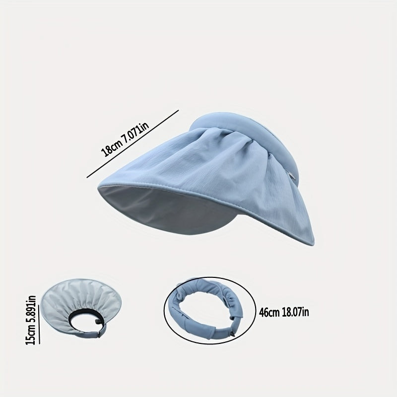 Foldable Headband Visor Hat UV Protection Sun Hat