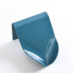 Wall Mounted Soap Dish Self Adhesive Plastic Drain Soap Holder