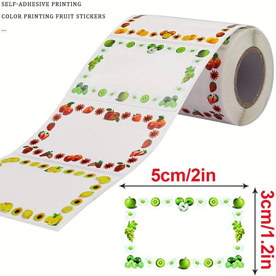 250pcs Food Storage Date Labels Blank Writable Kitchen Classification Label