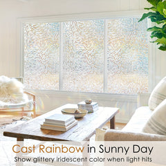 Frosted Privacy Window Film for Glass Doors - Decorative Window Stickers