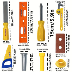 Complete Toolbox Playset with Realistic Tools for Interactive Play