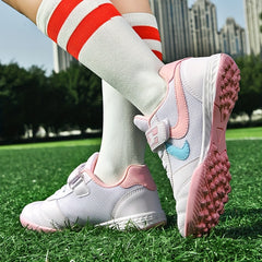 Kids TF Cleats Lightweight Non-slip Football Shoes