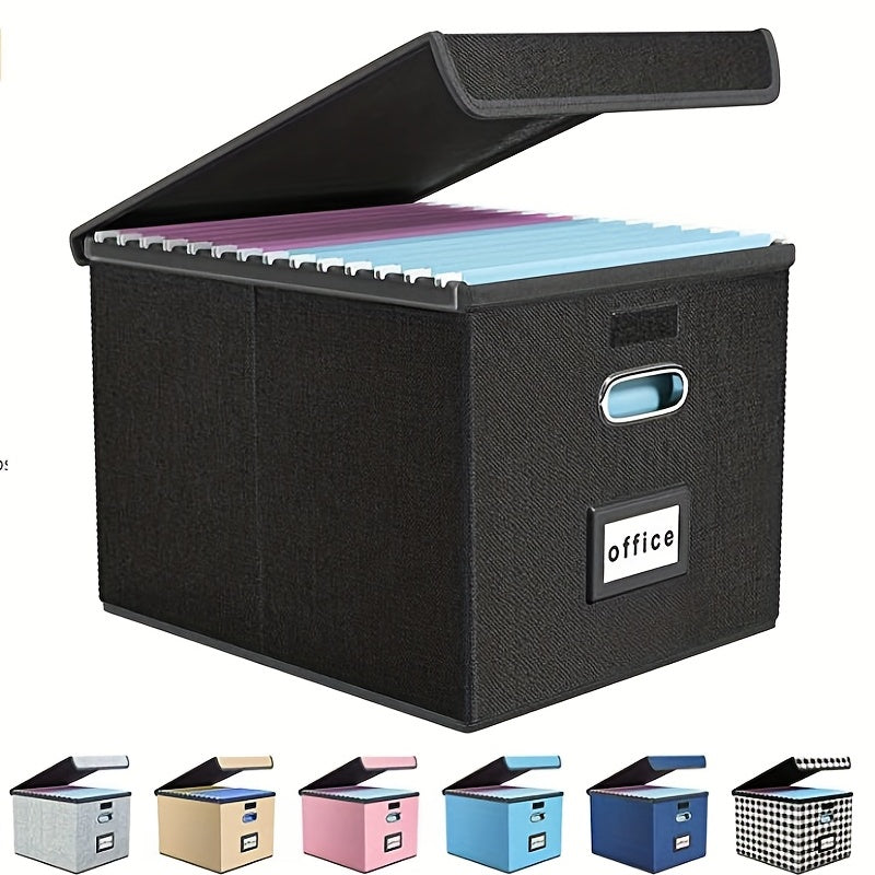 Filing Storage Boxes w/ Plastic Slide for Letter Legal File Folder