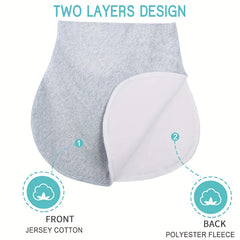 2pcs Unisex Cotton Baby Burp Cloths Set For Newborn Girls Boys