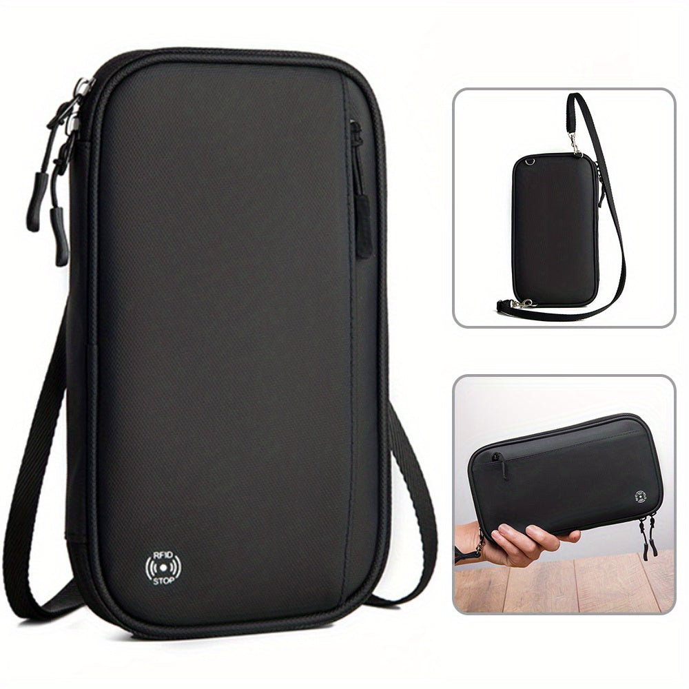 RFID Blocking Family Passport Travel Wallet Holder