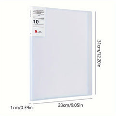 30pcs File Manager Document Organizer Exam Paper Storage Folder School Supplies