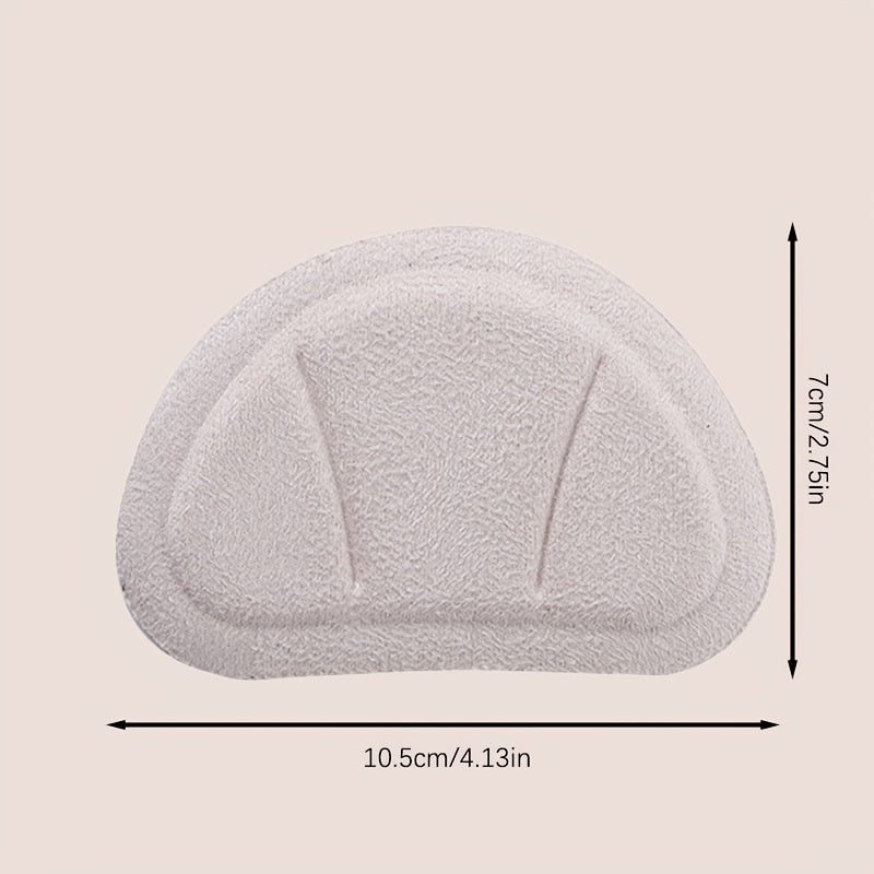 1pair Heel Protector Anti Wear Cushion Pads Feet Care Adhesive Shoes Sticker