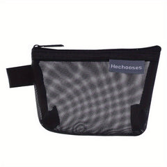 Small Mesh Coin Purse Makeup Pouch Travel Organizer