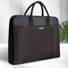 Men's Canvas Briefcase Office File Bag Laptop Business Bag
