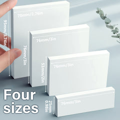 400pcs Transparent Sticky Notes Waterproof Self adhesive Stationery Stickers