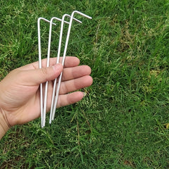 8 Ground Nails & 4 Wind Ropes Camping Accessories