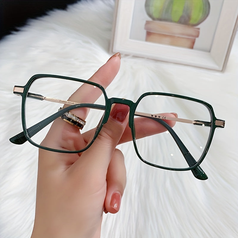Square Frame Clear Lens Glasses For Men Women