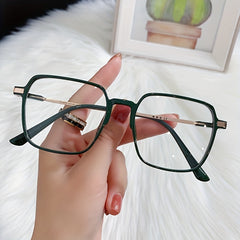 Square Frame Clear Lens Glasses For Men Women