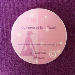 1pc Disposable Compressed Towel for Travel Hiking Camping