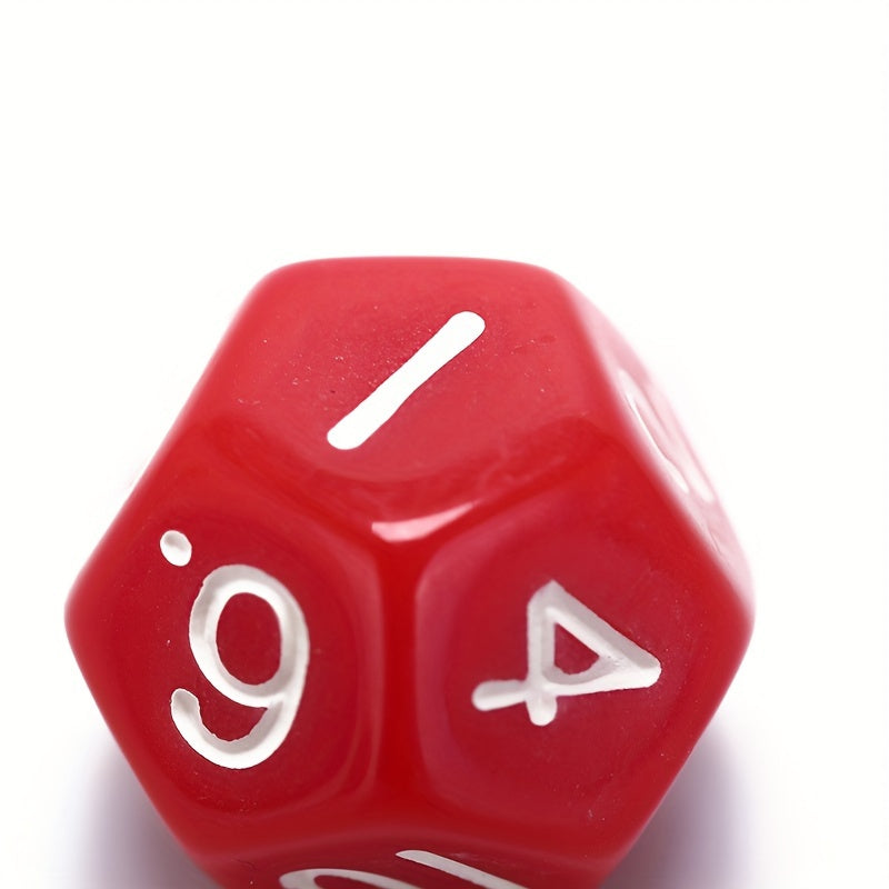 1pc Acrylic 12 Sided Dice Multiple Sided Dice For Funny Party Club Playing Game