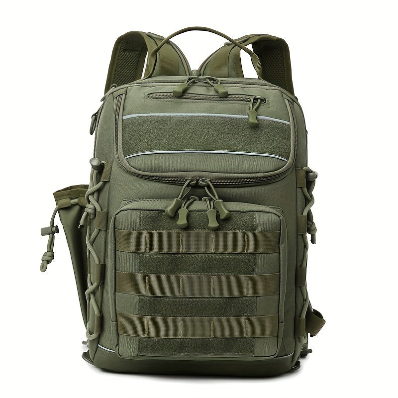 Large Capacity Fishing Backpack Water Resistant Tackle Box Storage Bag