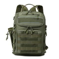 Large Capacity Fishing Backpack Water Resistant Tackle Box Storage Bag