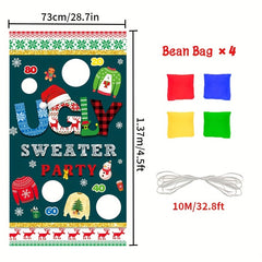 Christmas Party Sandbag Throwing Game Decoration