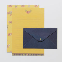 Stationery Paper and Envelopes Set, 6Pcs Paper, 3Pcs Envelopes, Writing Letters