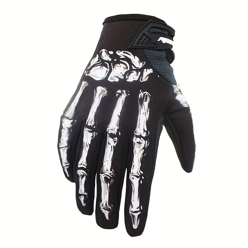Cycling Gloves Skeleton Hand Touch Screen Warm Windproof Coldproof Gloves