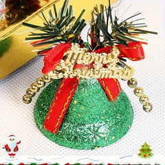 Colorful Sprinkled Plastic Bells Christmas Tree Accessories