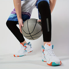 Men's High Top Basketball Shoes Soft Sole Shock Absorption