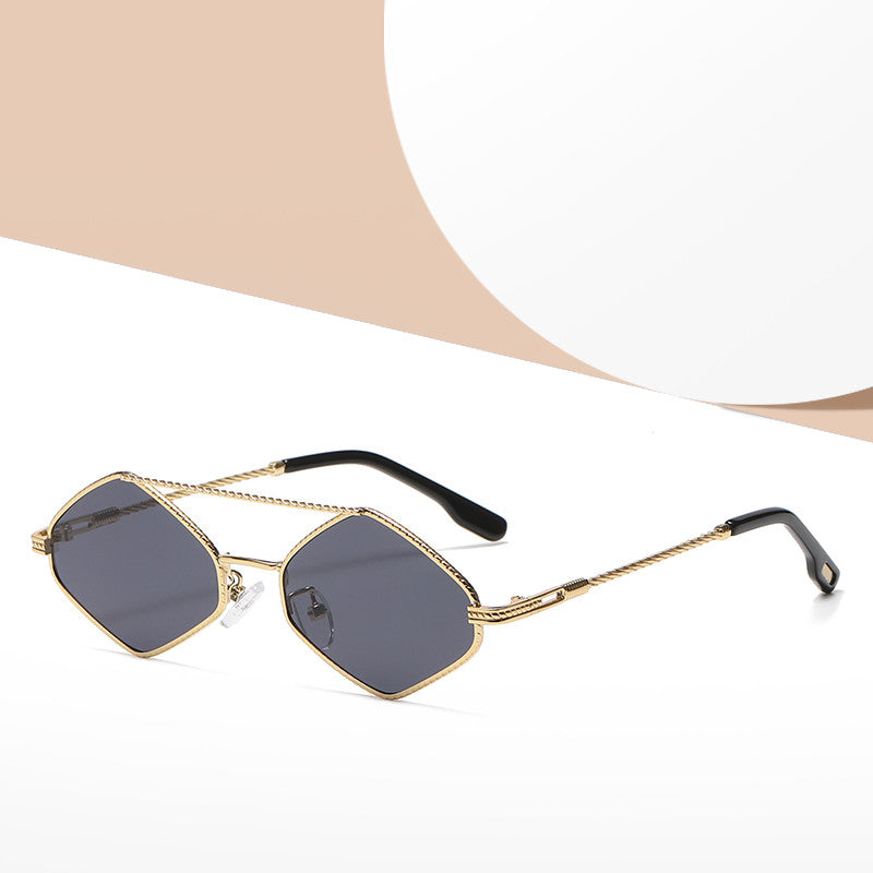 Polygonal Colorful Sunglasses UV400 Protection