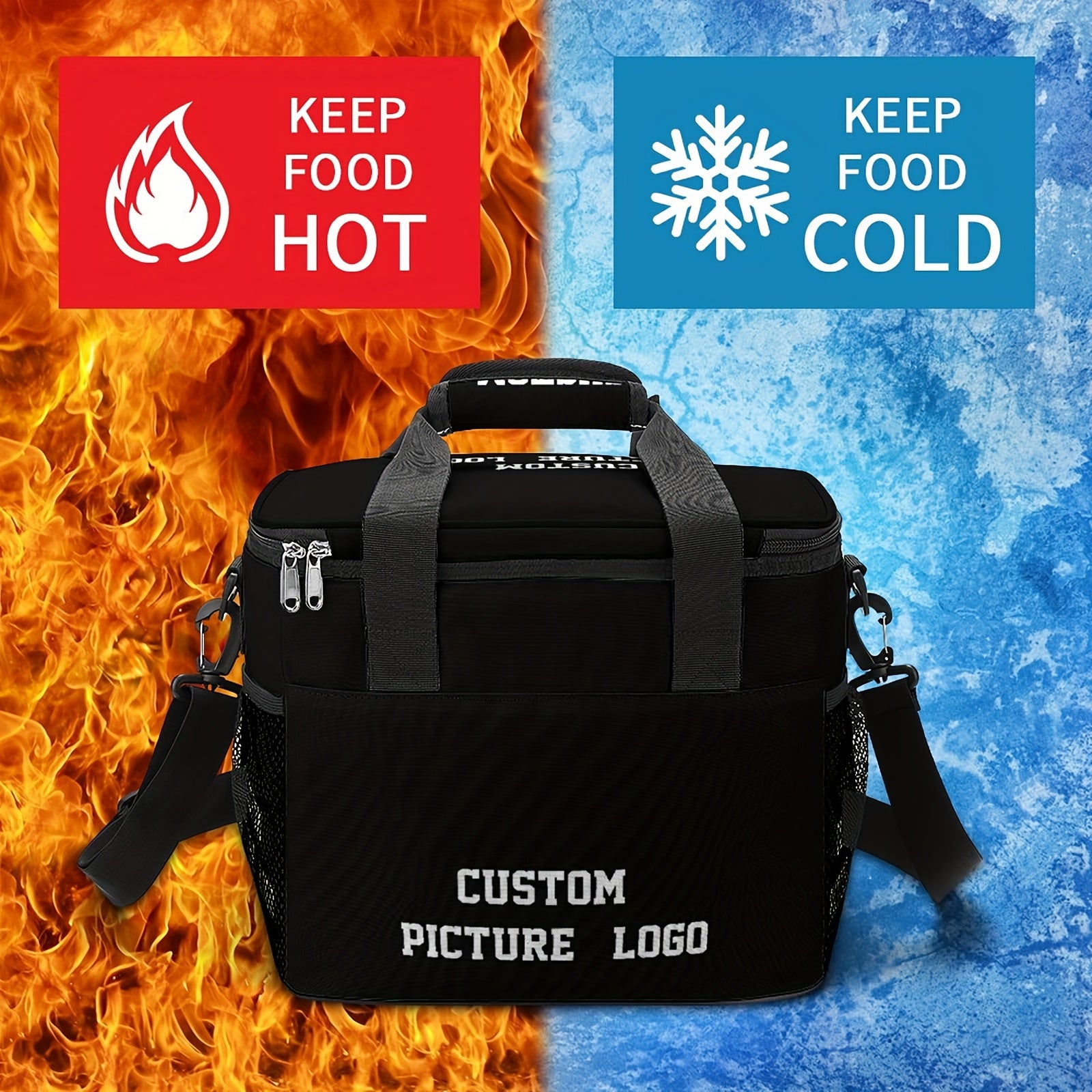 Personalized Camping Ice Bags - Customizable Reusable Ice Packs