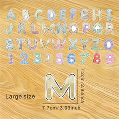 36pcs Cartoon Letter Stickers for Cups Notebooks Mobile Phones Furniture