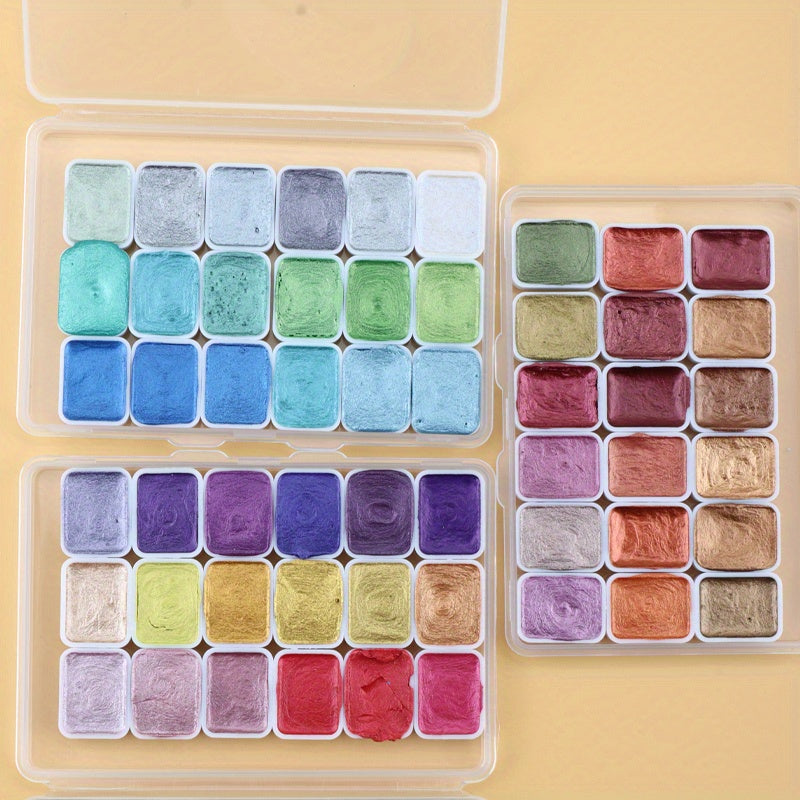 30 Colors Watercolor Paint Set for Artists