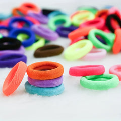 240pcs Colorful Hair Ties Bands Hair Accessories Set For Girls