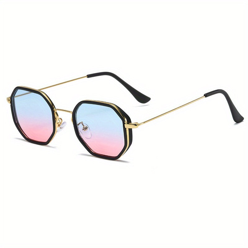 Ombre Polygon Sunglasses UV400 Sun Shades for Driving Beach Travel