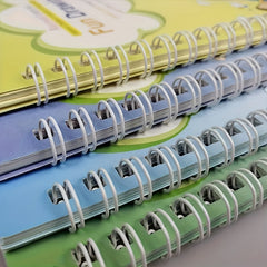 Handwriting Practice Set: 4 Books, Pen, Refills, Holder