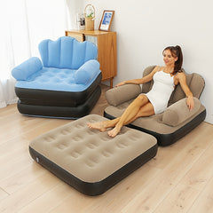 5 In 1 Inflatable Sofa Outdoor Adult Lazy Sofa Inflatable Sofa Bed