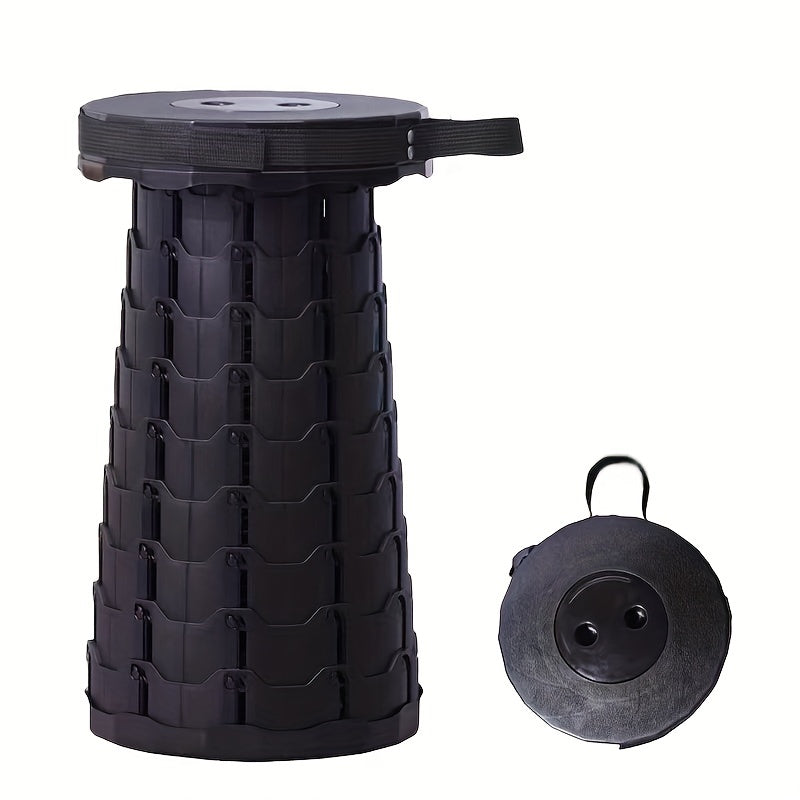 Plastic Folding Telescopic Stool Portable Lightweight Stool