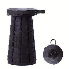 Plastic Folding Telescopic Stool Portable Lightweight Stool