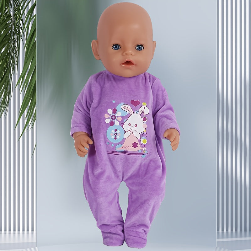 Adorable Bunny and Rainbow Clothing Set for 35-56-43 Dolls