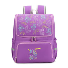 Purple Waterproof Lightweight Backpack for Students Children's