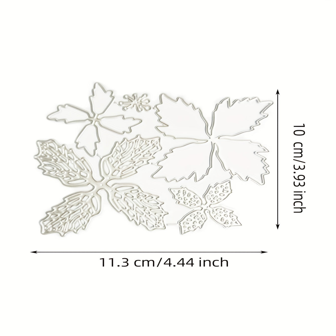 1pc 3D Christmas Flower Die Cut Embossing Mold DIY Materials