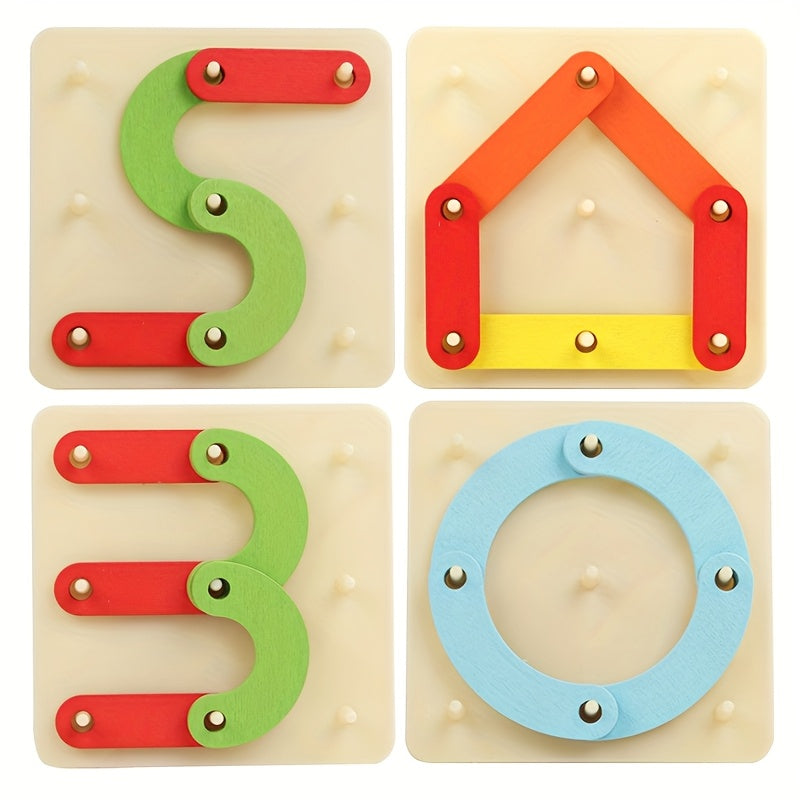 Educational Number Column Puzzles Set for Kids Learning