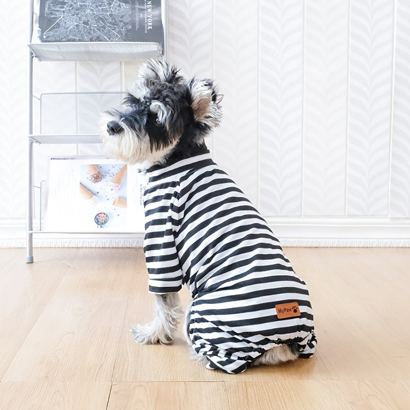 Striped Pajamas for Small Dogs and Cats