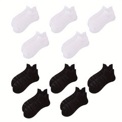 10 Pairs Soft & Lightweight Low Cut Women's Socks
