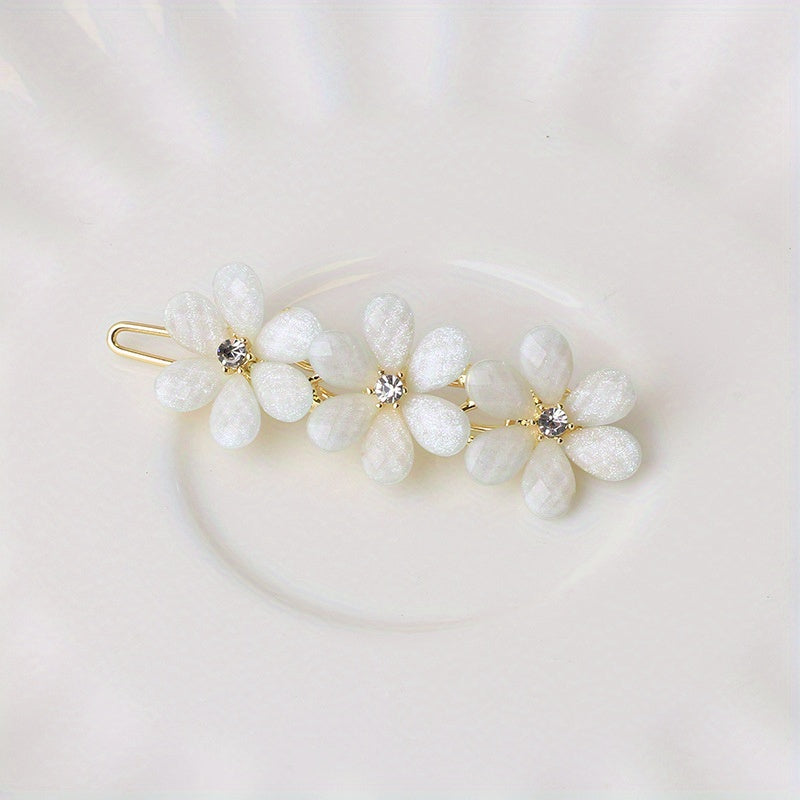 Flower Bobby Pin Back Head Clip Side Clip Bangs Clip Hair Accessories