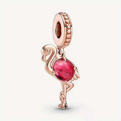 Rose Balloon Fox Tortoise Charm Bead Pendant for DIY Bracelet