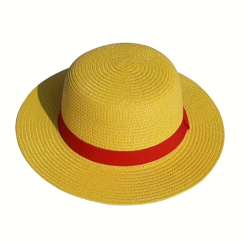 Anime Cosplay Straw Sunhat Dress Up Accessories for Men and Women