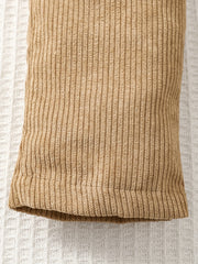 Boys Corduroy Long Pants With Waist Bag