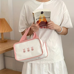 Little Bear Thermal Bag Mommy Handbag Baby Travel Double Insulation Bento Bag